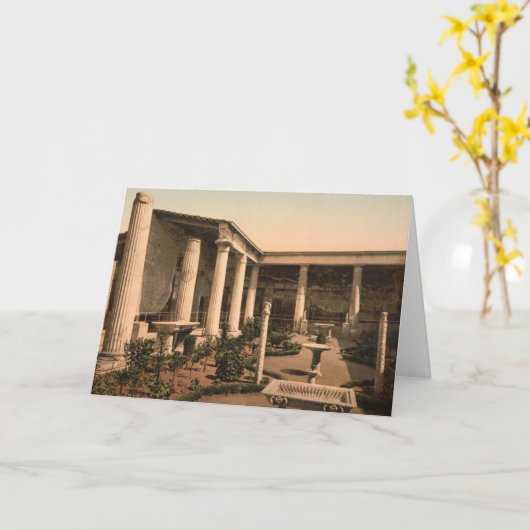 Pompeji, Peristyle des Hauses der Vetti Karte (Gelbe Blume)