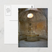 Pompeji, römisches Badhaus Postkarte (Vorne/Hinten)