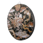 POMPEJI-SAMMLUNG/LEBEN-SZENE DES OZEAN-- MEER DARTSCHEIBE (Vorderseite rechts)