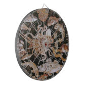 POMPEJI-SAMMLUNG/LEBEN-SZENE DES OZEAN-- MEER DARTSCHEIBE (Vorderseite Links)