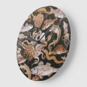 POMPEJI-SAMMLUNG/LEBEN-SZENE DES OZEAN-- MEER GROßE WANDUHR (Winkel)