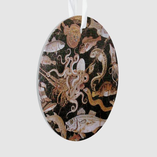 POMPEJI-SAMMLUNG/LEBEN-SZENE DES OZEAN-- MEER ORNAMENT (Vorderseite)