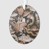 POMPEJI-SAMMLUNG/LEBEN-SZENE DES OZEAN-- MEER ORNAMENT (Vorderseite)