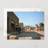 Pompeji, Steppsteine und Tore Postkarte (Vorne/Hinten)
