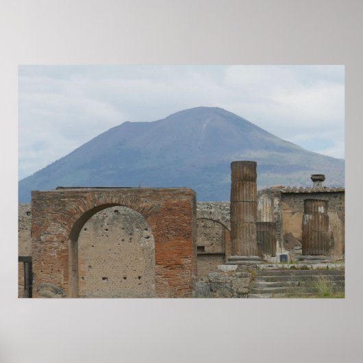 Pompeji-Vesuv Poster (Vorne)