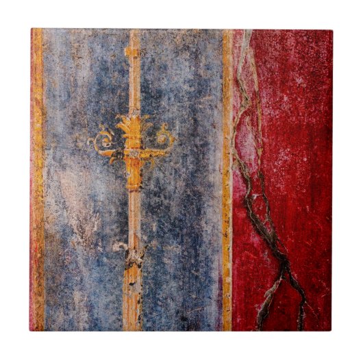 Pompeji-Wandmalerei Fliese (Vorderseite)