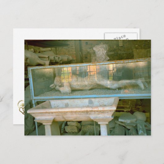 Pompeji, Wohnsitz 70CE Postkarte (Vorne/Hinten)