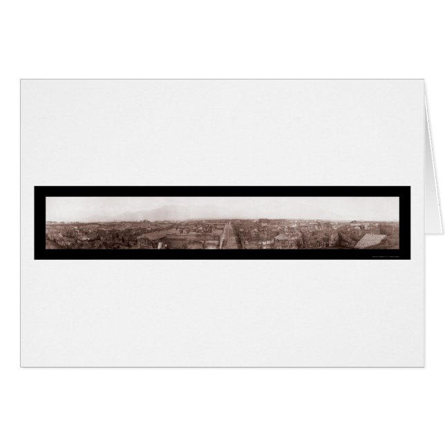 Pompeji zerstörte Stadt-Foto 1909 (Vorderseite (Horizontal))