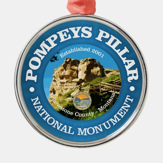 Pompeys Pillar NM Ornament Aus Metall (Vorne)