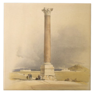 Pompeys Säule, Alexandria, "von Ägypten und von Fliese