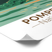 Pompeys Säule Nationalmuseum Montana Vintag Poster (Ecke)