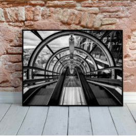 Pompidou Centre Black & White Fine Art Fotografie Poster