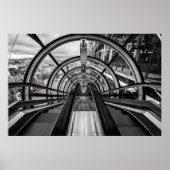 Pompidou Centre Black & White Fine Art Fotografie Poster (Vorne)