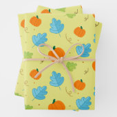 Pompoen Geschenkpapier Set (Beispiel)