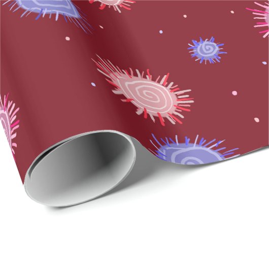 Pompoms Geschenkpapier (Rolleneckpunkt)