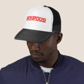 Pompöse Briefmarke Truckerkappe (Beispiel)