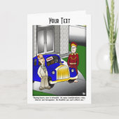 Pompous Auto geklappte Grußkarte Karte (Vorderseite)