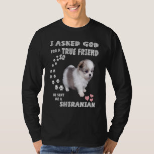 Pomshi Dog Mama, Shih Pom Vater Kostüm, Niedlich S T-Shirt