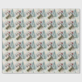 Pomsky Christmas Wrapping Paper Geschenkpapier (Flach)