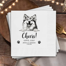 Pomsky Dog Personalisiert Cheers