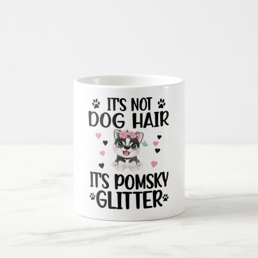 Pomsky Hund Lover Pomsky Eigentümer Pomsky Mama Va Kaffeetasse (Mittel)