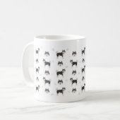 Pomsky Hund Tasse, ein Geschenk für Hundefreunde C Kaffeetasse (Vorderseite Links)
