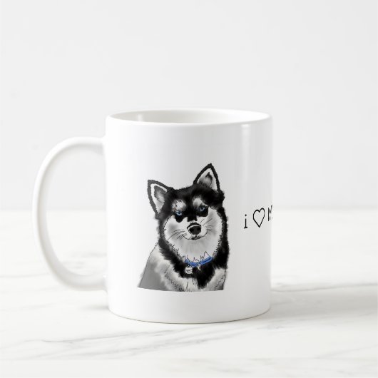 Pomsky Tasse (Links)
