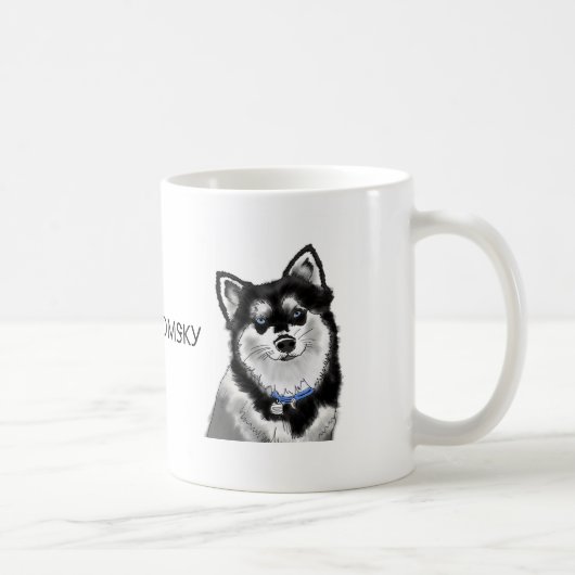 Pomsky Tasse (Rechts)