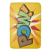 PON Fun Retro Comic Buch Pop Kunst Badematte (Vorderseite Vertikal)