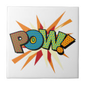 PON Fun Retro Comic Buch Pop Kunst Fliese (Vorderseite)