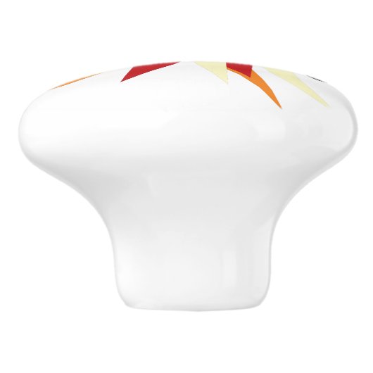 PON Fun Retro Comic Buch Pop Kunst Keramikknauf (Seitenansicht)