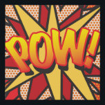 PON Fun Retro Comic Buch Pop Kunst Künstlicher Leinwanddruck<br><div class="desc">Ein lustiges,  cooles und trendiges Retro-Comic Buch Pop kunst Design,  das die Wanne,  Zap,  Pow in Ihren Tag legt. Das perfekte Geschenk für Superhelden,  Freunde,  Familie oder als Leckerei für sich selbst. Entworfen von ComicBookPop© unter www.zazzle.com/comicbookpop*</div>