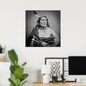 Ponca Chief Yankton Dakota Territory um ca. 1870er Poster (Heimbüro)