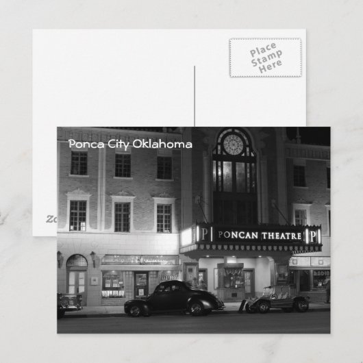 Ponca City 2 Postkarte (Vorne/Hinten)