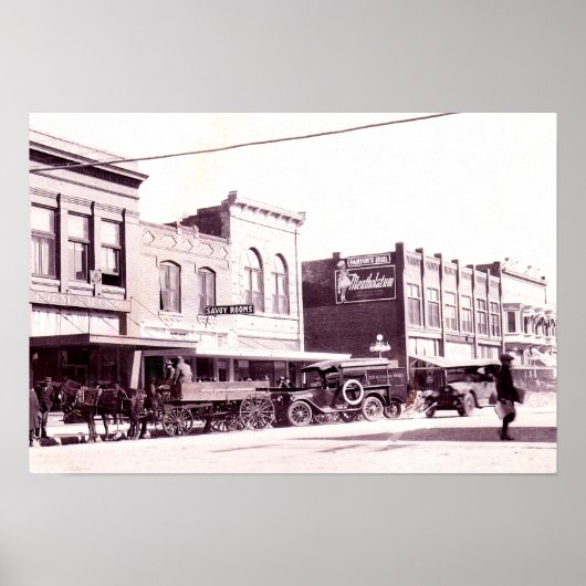 Ponca City Oklahoma etwa 1930 Poster (Vorne)