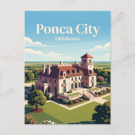 Ponca City, Oklahoma Postkarte