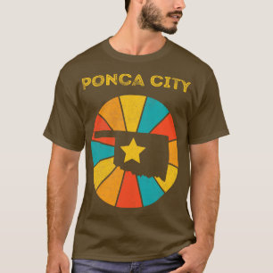 Ponca City Oklahoma Vintage abgenutzt Souvenir 1 T-Shirt