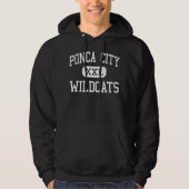 Ponca Stadt - Wildkatzen - hoch - Ponca Stadt Hoodie (Vorderseite)