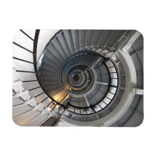 Ponce de Leon Inlet Lichttreppe von unten Magnet (Horizontal)