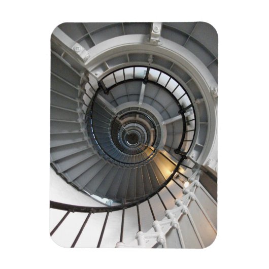 Ponce de Leon Inlet Lichttreppe von unten Magnet (Vertikal)