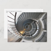 Ponce de Leon Inlet Light, Treppe, Florida Postkarte (Vorne/Hinten)