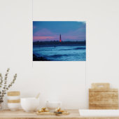 Ponce de Leon Inlet Lighthouse Dusk Poster (Küche)