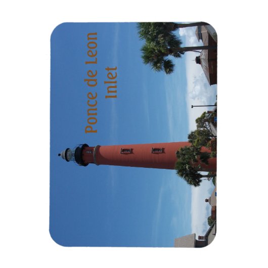 Ponce de Leon Inlet Lighthouse, Florida Magnet (Vertikal)