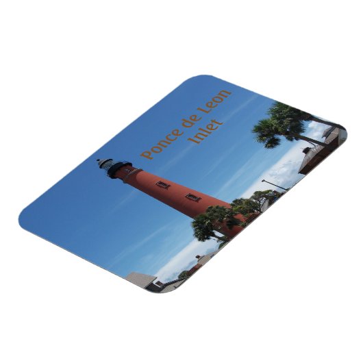 Ponce de Leon Inlet Lighthouse, Florida Magnet (Linke Seite)