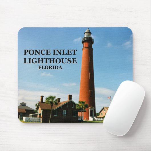 Ponce de Leon Inlet Lighthouse, Florida Mousepad (Mit Mouse)