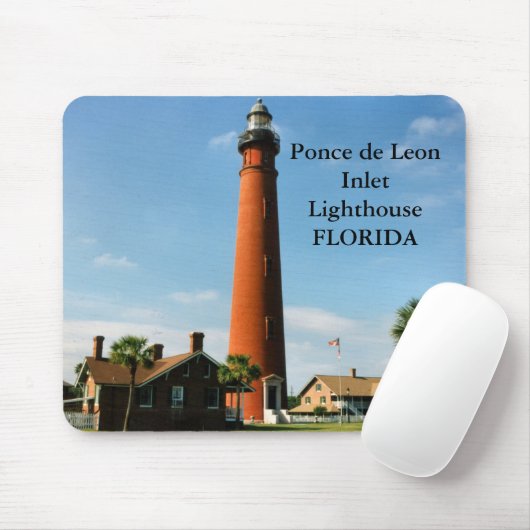 Ponce de Leon Inlet Lighthouse, Florida Mousepad (Mit Mouse)