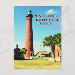 Ponce de Leon Inlet Lighthouse, Florida Postcard Postkarte