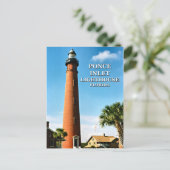 Ponce de Leon Inlet Lighthouse, Florida Postcard Postkarte (Stehend Vorderseite)