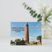 Ponce de Leon Inlet Lighthouse, Florida Postcard Postkarte (Stehend Vorderseite)