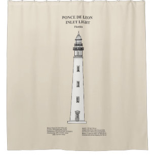 Ponce de Leon Inlet Lighthouse - Florida - SBD Duschvorhang